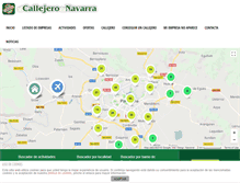 Tablet Screenshot of callejeronavarra.es